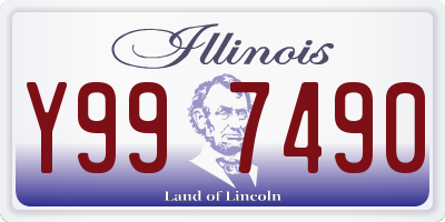 IL license plate Y997490
