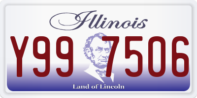 IL license plate Y997506