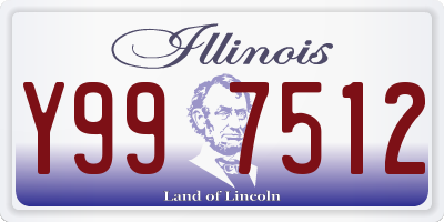 IL license plate Y997512