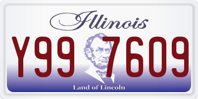 IL license plate Y997609