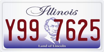 IL license plate Y997625