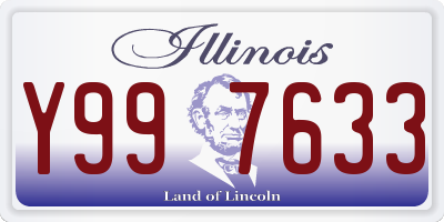 IL license plate Y997633