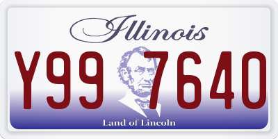 IL license plate Y997640