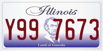 IL license plate Y997673