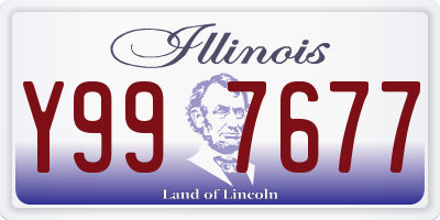 IL license plate Y997677