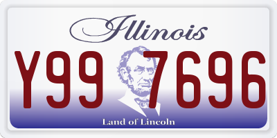 IL license plate Y997696
