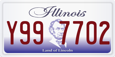 IL license plate Y997702