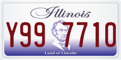 IL license plate Y997710