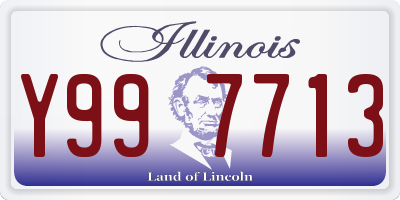 IL license plate Y997713