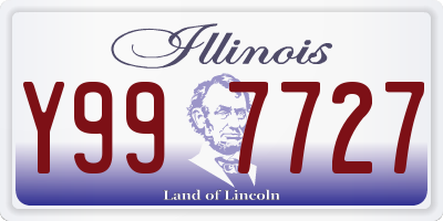 IL license plate Y997727