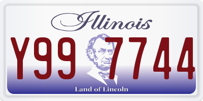 IL license plate Y997744