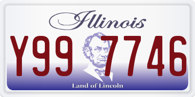 IL license plate Y997746