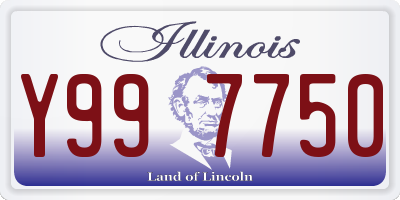 IL license plate Y997750