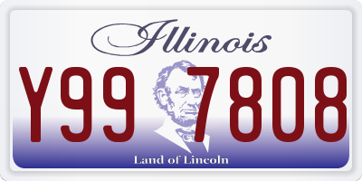 IL license plate Y997808