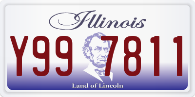IL license plate Y997811