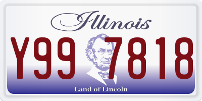 IL license plate Y997818
