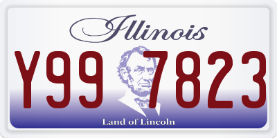 IL license plate Y997823
