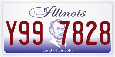 IL license plate Y997828