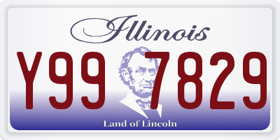IL license plate Y997829