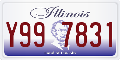 IL license plate Y997831