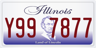 IL license plate Y997877