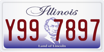IL license plate Y997897