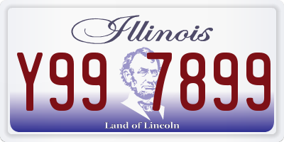 IL license plate Y997899