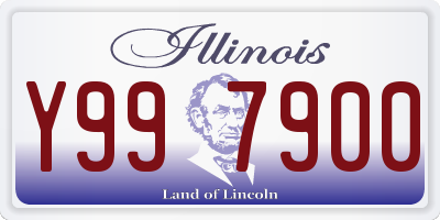 IL license plate Y997900