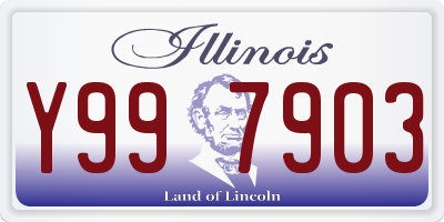 IL license plate Y997903