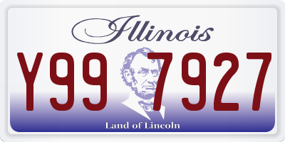 IL license plate Y997927