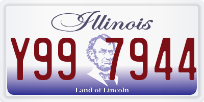 IL license plate Y997944