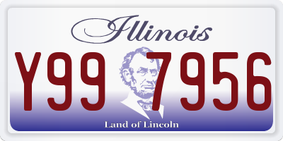 IL license plate Y997956