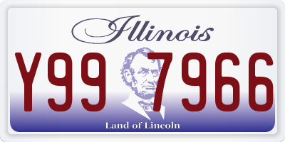 IL license plate Y997966