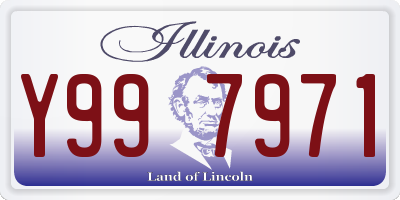IL license plate Y997971