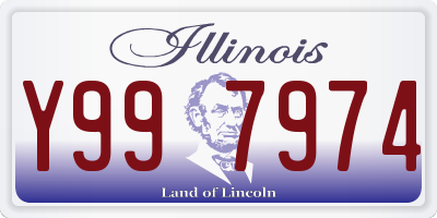 IL license plate Y997974