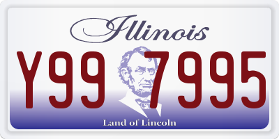 IL license plate Y997995