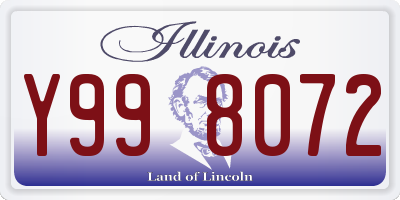 IL license plate Y998072