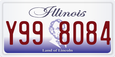 IL license plate Y998084