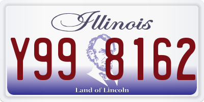 IL license plate Y998162