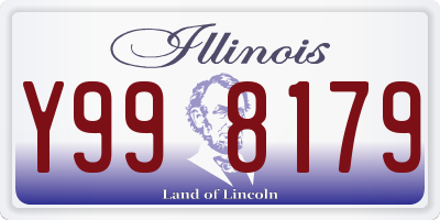 IL license plate Y998179