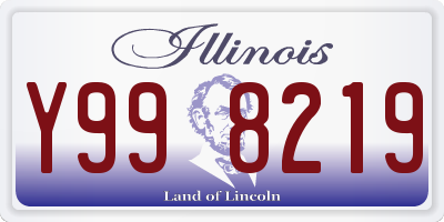 IL license plate Y998219