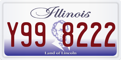 IL license plate Y998222