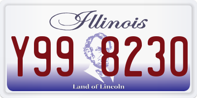 IL license plate Y998230