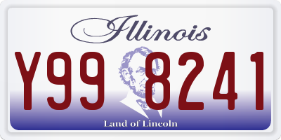 IL license plate Y998241