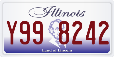 IL license plate Y998242