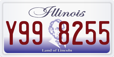 IL license plate Y998255