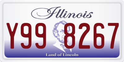 IL license plate Y998267
