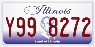 IL license plate Y998272