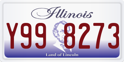 IL license plate Y998273