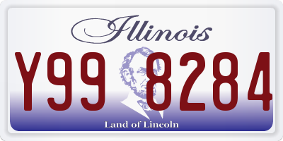IL license plate Y998284